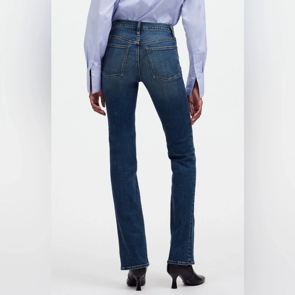 EUC Madewell Kick Out Full Length Jean Sz 31 tear near pocket sew or patch incl - Picture 2 of 14
